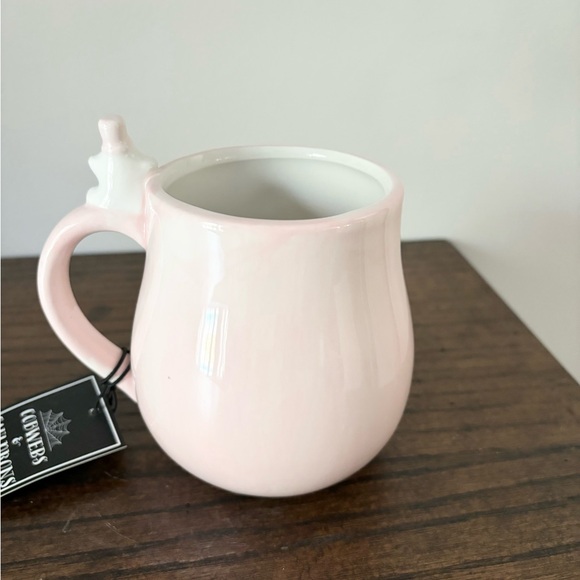🩷👻Cobwebs & Cauldrons Pink Ghost Mug - Picture 6 of 7